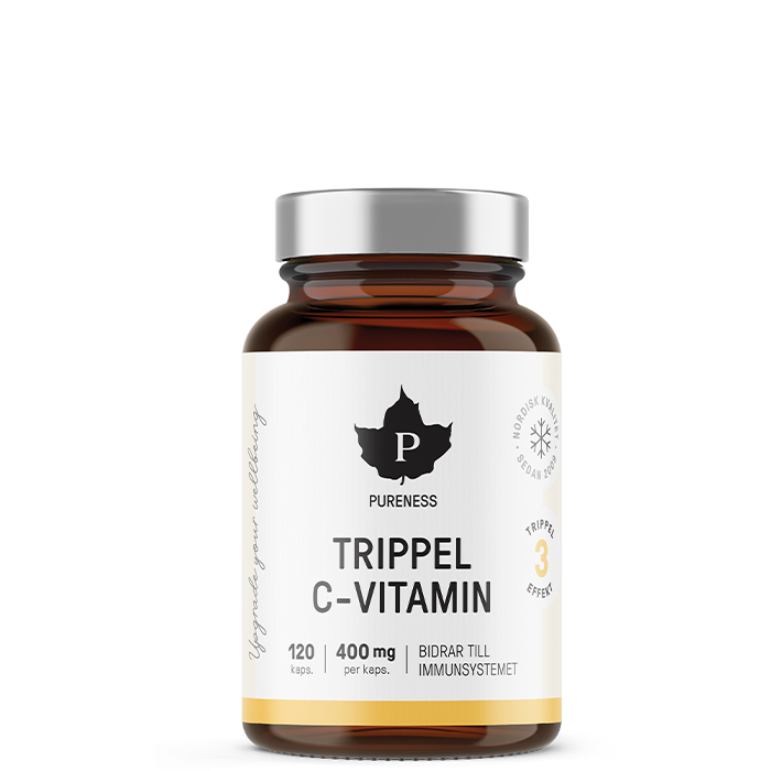 Pureness Trippel C-vitamin 120 kapslar