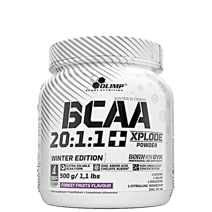 BCAA Xplode 20:1:1, 500 g, Forrest Fruits Winter Edition