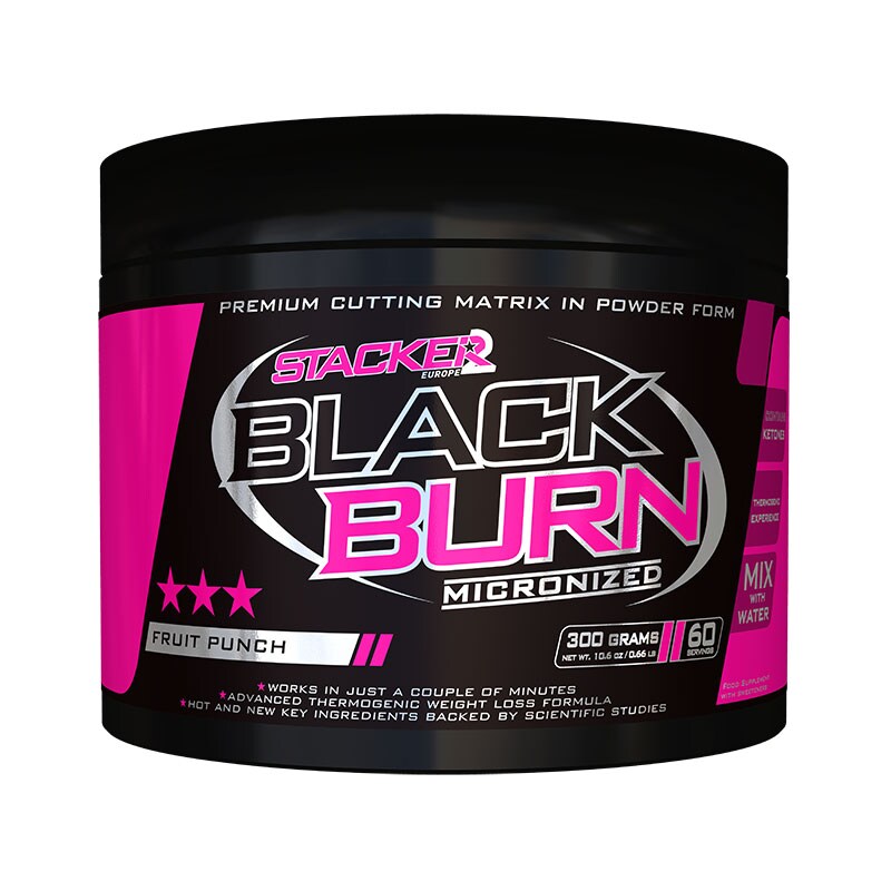 Black Burn Micronized Fettförbrännare Fruit Punch 300 g