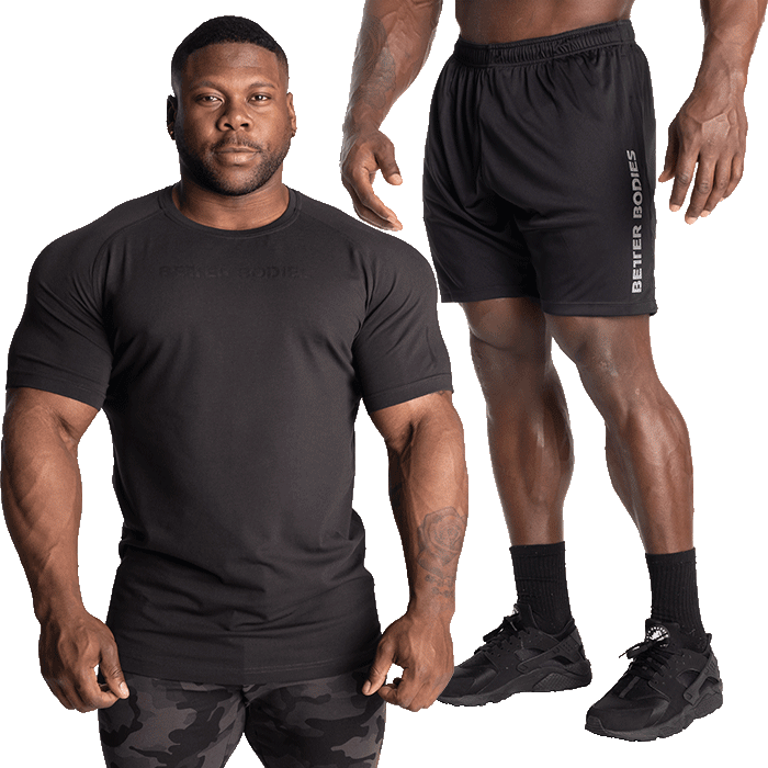 Better Bodies Gym Tapered Tee + Loose Function Shorts