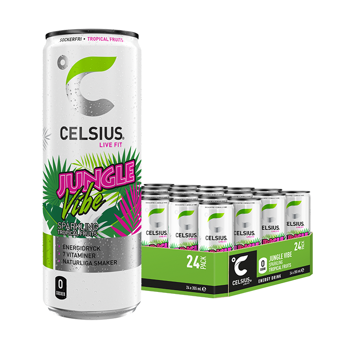 24 x Celsius, 355 ml, Jungle Vibe