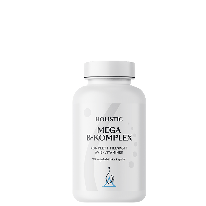 Holistic Mega B-komplex 90 kapslar