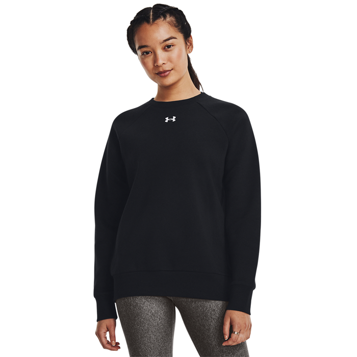 UA Rival Fleece Crew, Black