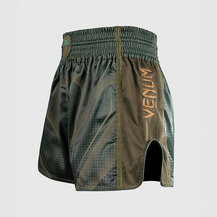Venum Stealth Muay Thai Shorts Khaki Gr&ouml;n