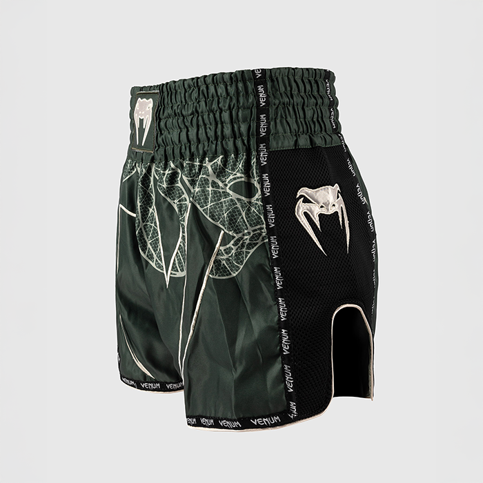 Serpenti Muay Thai-Shorts Khaki Brons Ivory