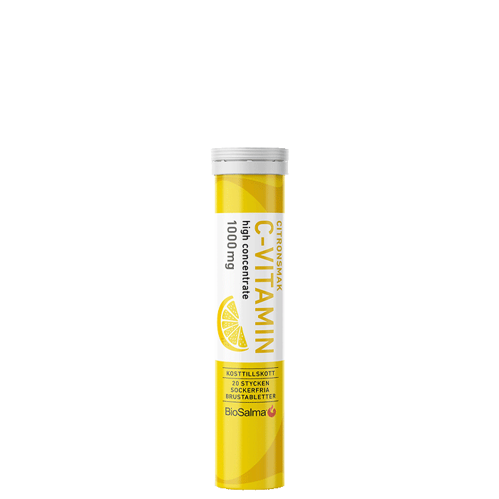 C-vitamin 1000mg Citron, 20 brustabletter