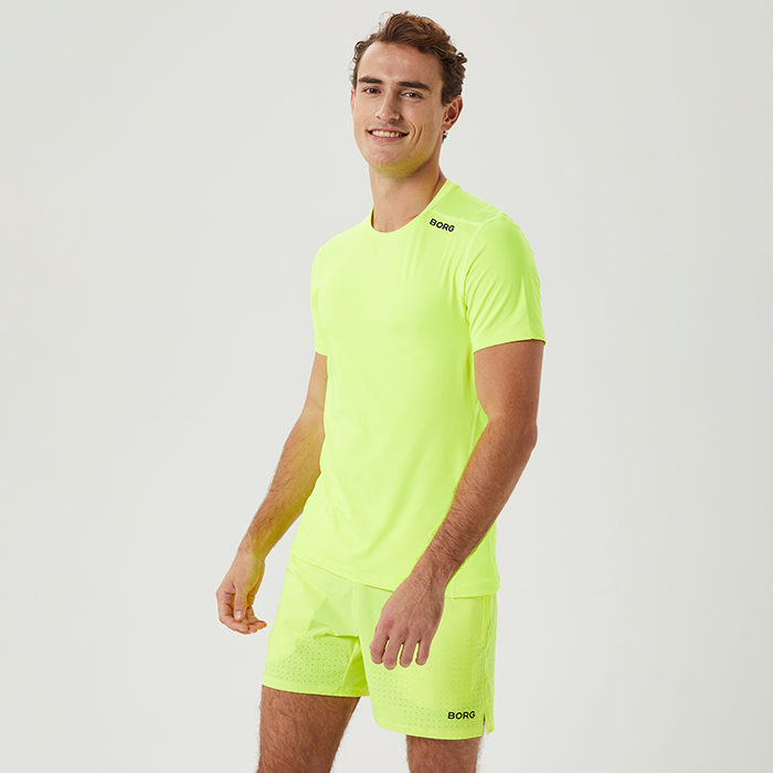Borg Tech T-shirt, Safety Yellow 8979