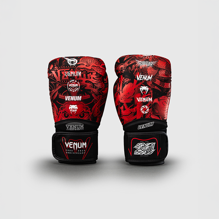 Venum 20th Anniversary Boxhandskar Svart R&ouml;d