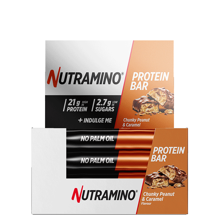 Bild av 12 x Nutramino Chunky Peanut Proteinbar, 60 g