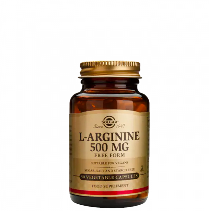 Solgar L-arginine 500mg 50 kapslar