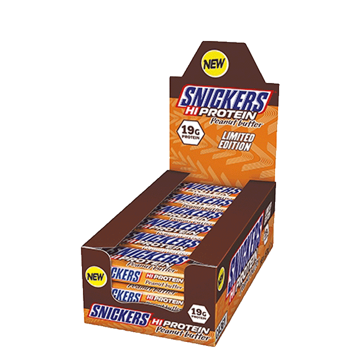 12 x Snickers Protein Bar 57 g Jordnötssmör