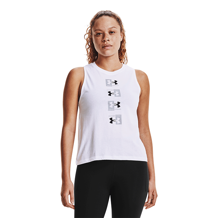 Bild av Live UA Repeat Muscle Tank, White