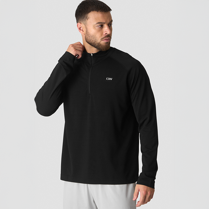 Stride Långärmad 1/4 Svart