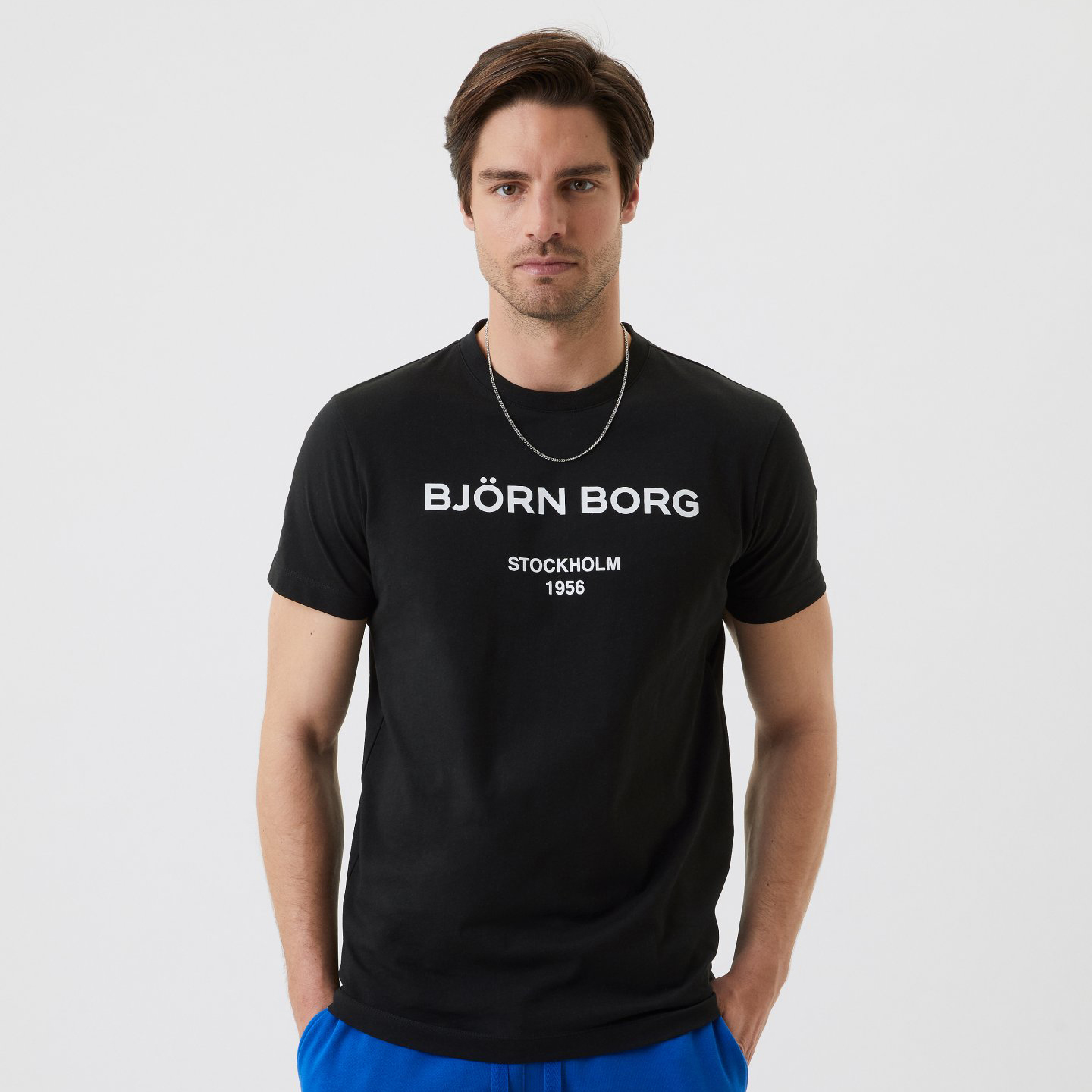 Borg Logo T-shirt, Black Beauty