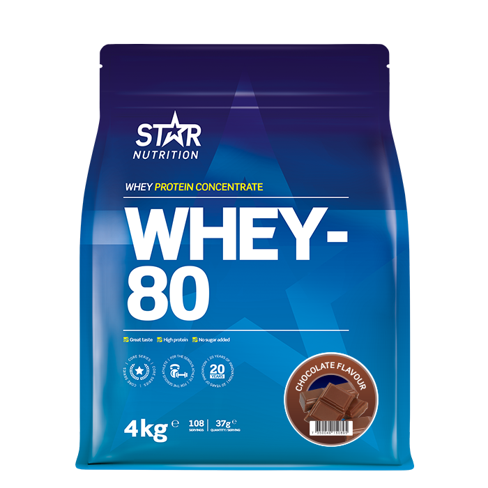 Läs mer om Whey-80 Vassleprotein 4 kg