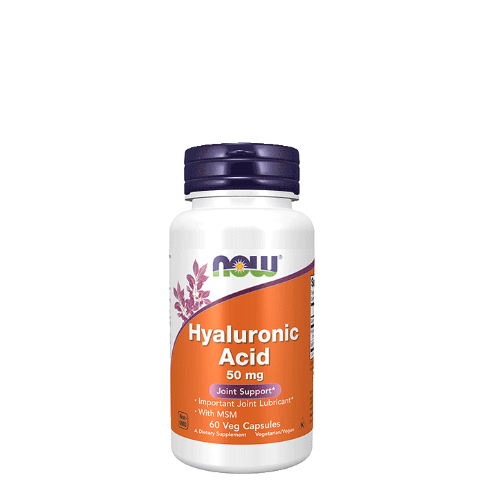 Now Foods Hyaluronic Acid 50 mg 60 veg kapslar