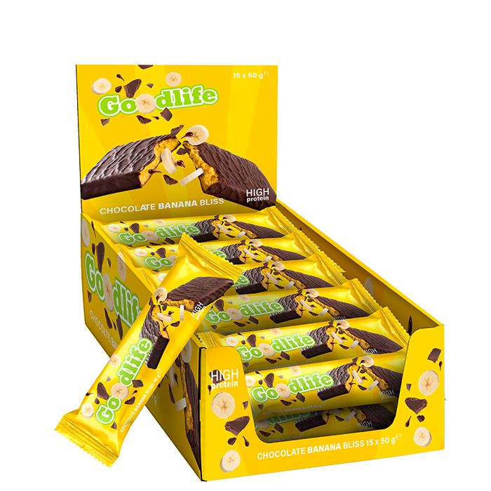 Läs mer om 15 x Goodlife, 50 g, Banana Bliss