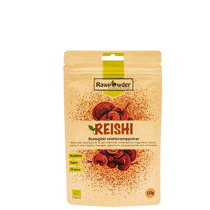 Reishi Ekologiskt Reishisvamppulver 125 g