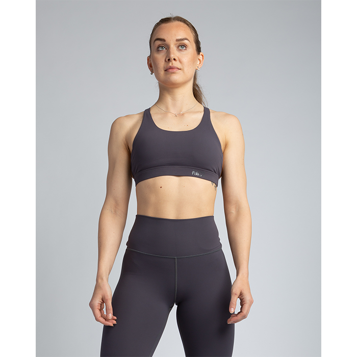 Core Sports Bra 2.0, Smoke Grey
