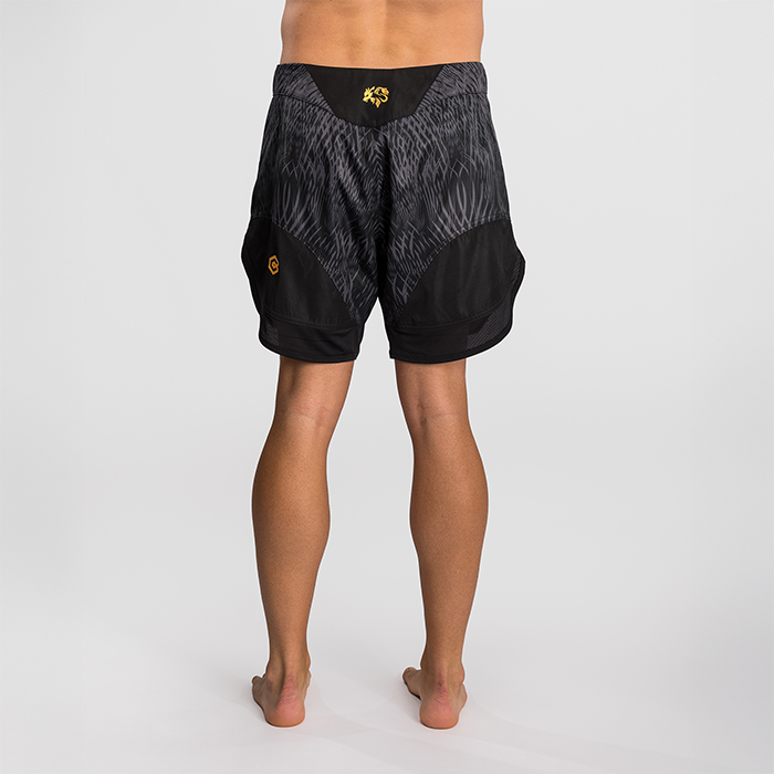 Venum X Chimaev Wild Borz Fightshorts Svart Gr&aring;