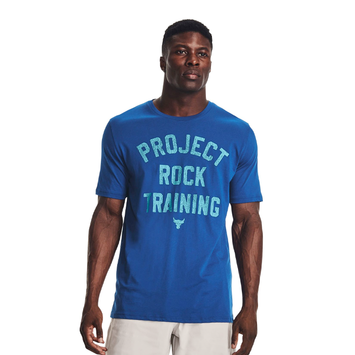 UA Project Rock Training SS, Blue Mirage
