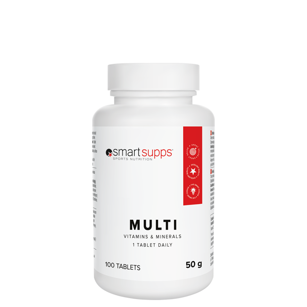 Läs mer om SmartSupps MULTI, 100 tab