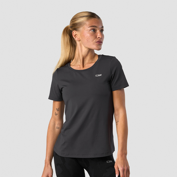 ICANIWILL Training T-shirt Wmn Dark Grey