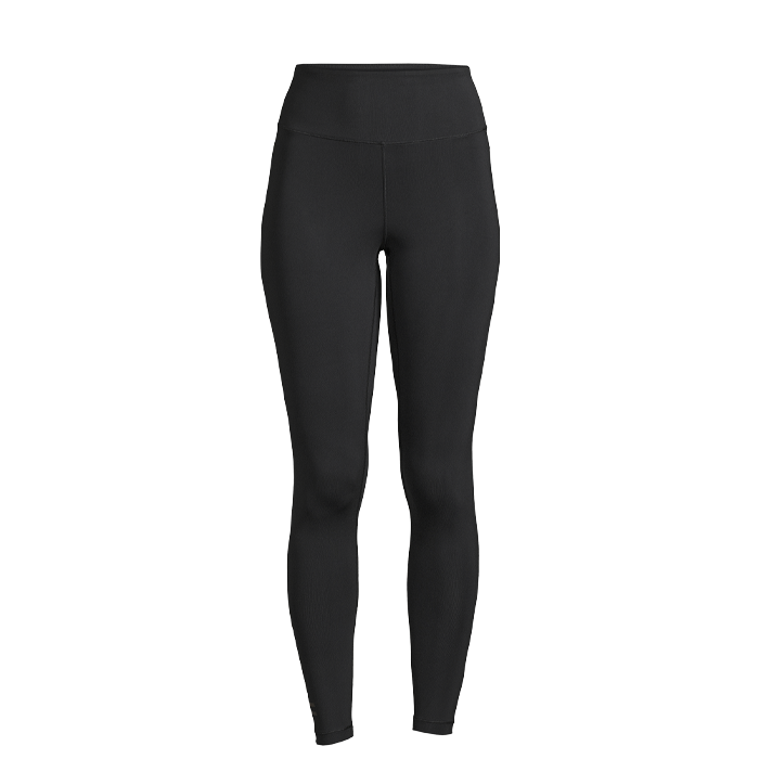 Graphic High Waist Tights, Black