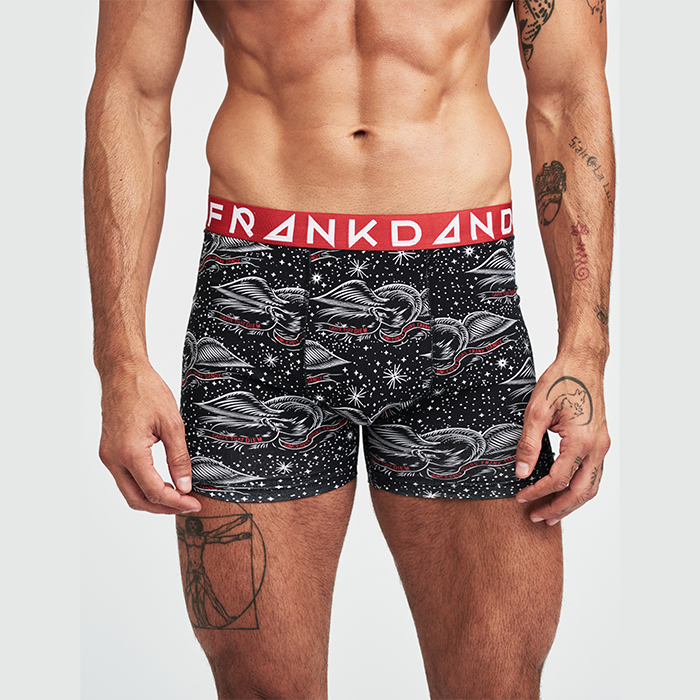 Boxershorts 5 pack Svart R&ouml;d