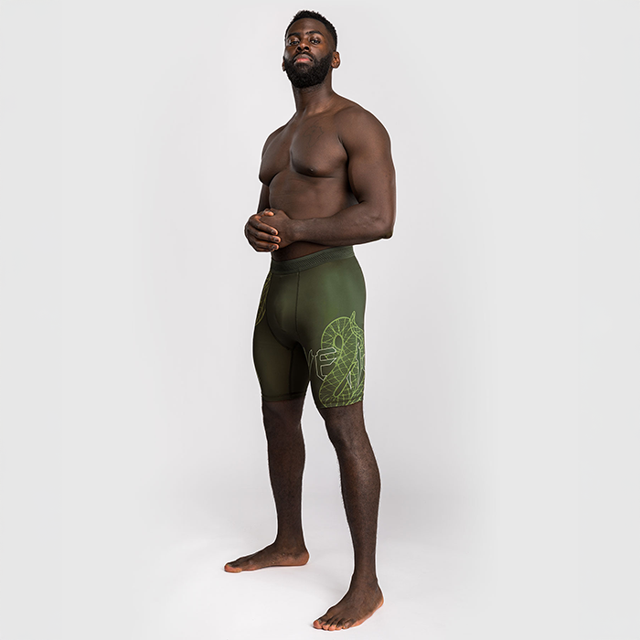 Serpenti Vale Tudo-Shorts Khaki Brons Ivory