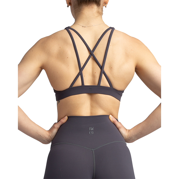 Core Sports Bra 2.0, Smoke Grey