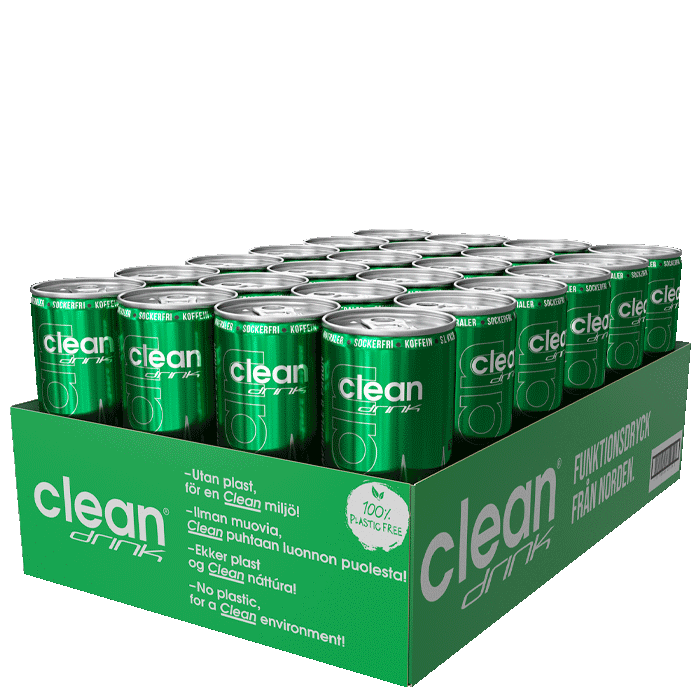 24 x Clean Drink,330 ml,pple/Päron