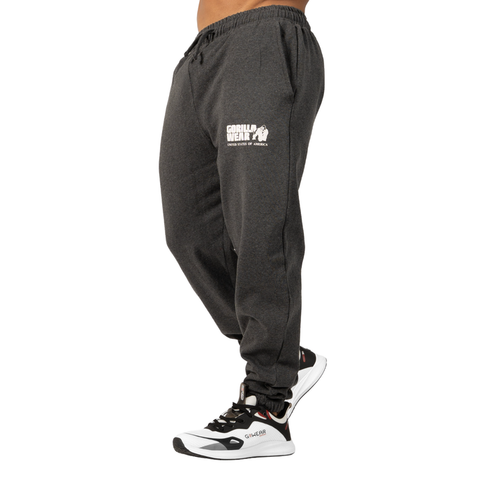 Classic Oversized Sweatpants Mörkgrå Melange
