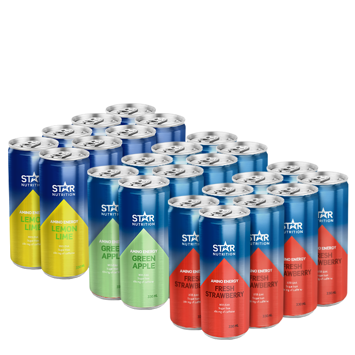 Läs mer om 24 x Star Nutrition Amino Energy, 330 ml, Mixade smaker