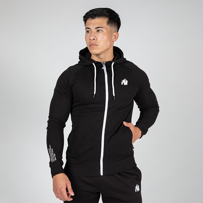 Gorilla Wear Payette Zipped Hoodie Black