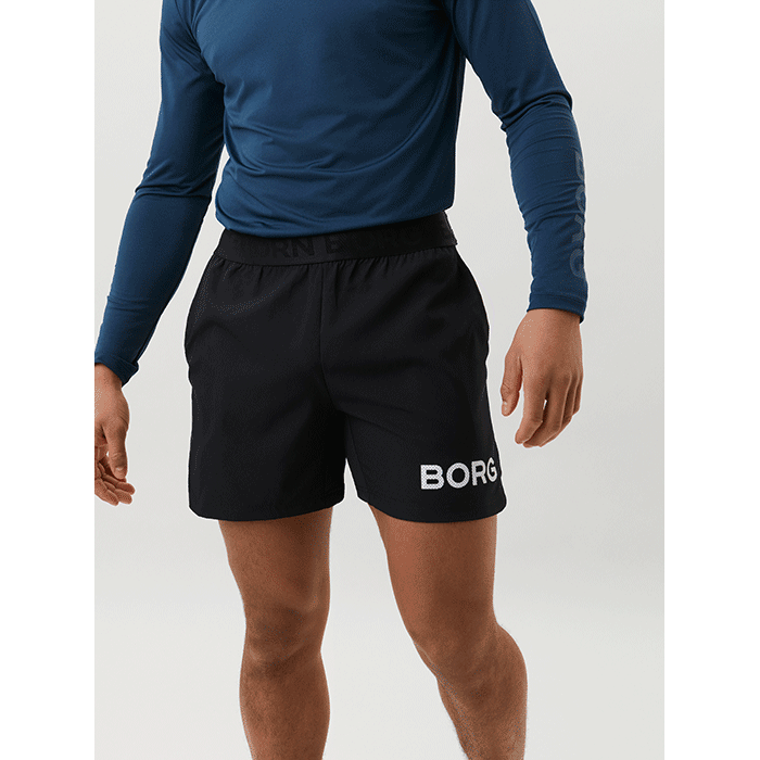 Borg Short Shorts, Black Beauty 3885