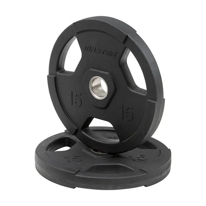 Gummiklädd Viktskiva 50 mm 1,25–20 kg