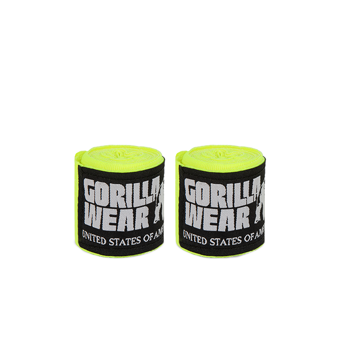 Gorilla Wear Gear Boxing Hand Wraps Yellow 3 m