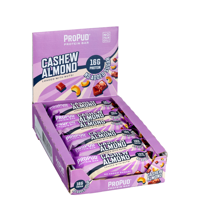 12 x ProPud Protein Bar, 55 g, Cashew Almond