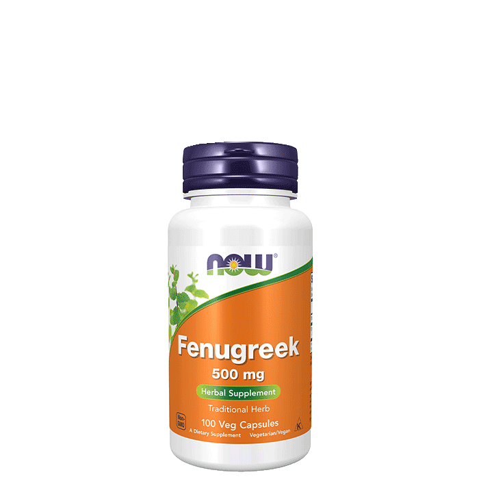 Now Foods Fenugreek 500 mg 100 veg kapslar