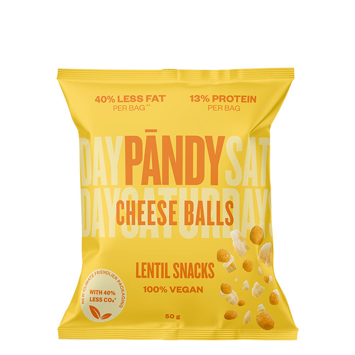 Pändy Lentil snacks Cheese balls 50 g