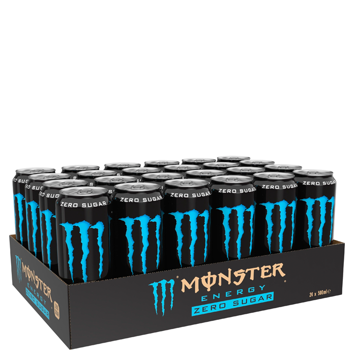 24 x Monster Energy 50 cl Absolutley Zero