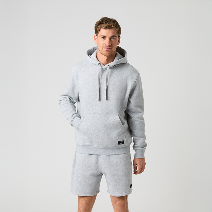 Centre Hoodie Ljusgr&aring;
