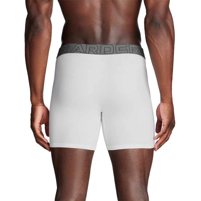 UA Performance Cotton Boxerkalsonger 3-pack Vit