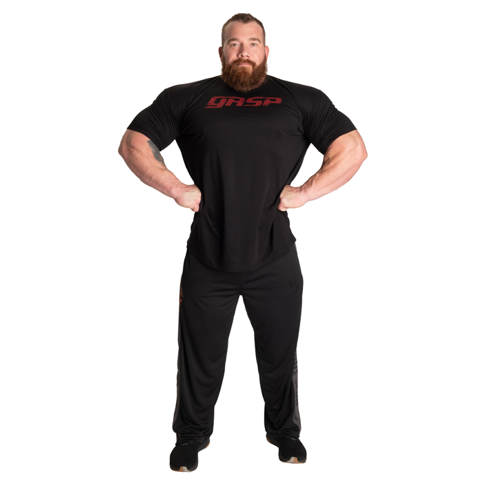 Legacy Gym T-shirt Svart R&ouml;d