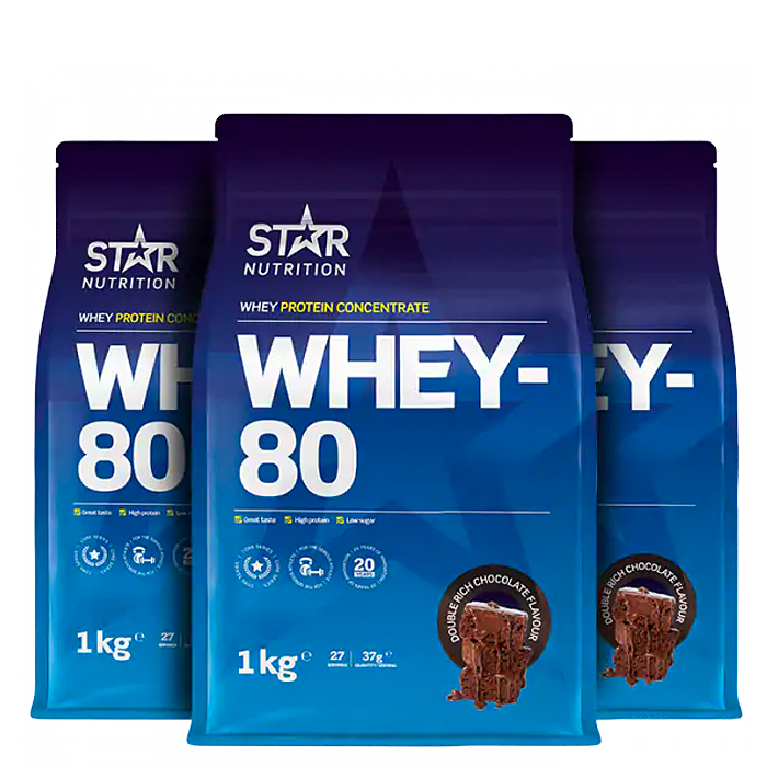Läs mer om Whey-80 Mix&Match, 3x1kg