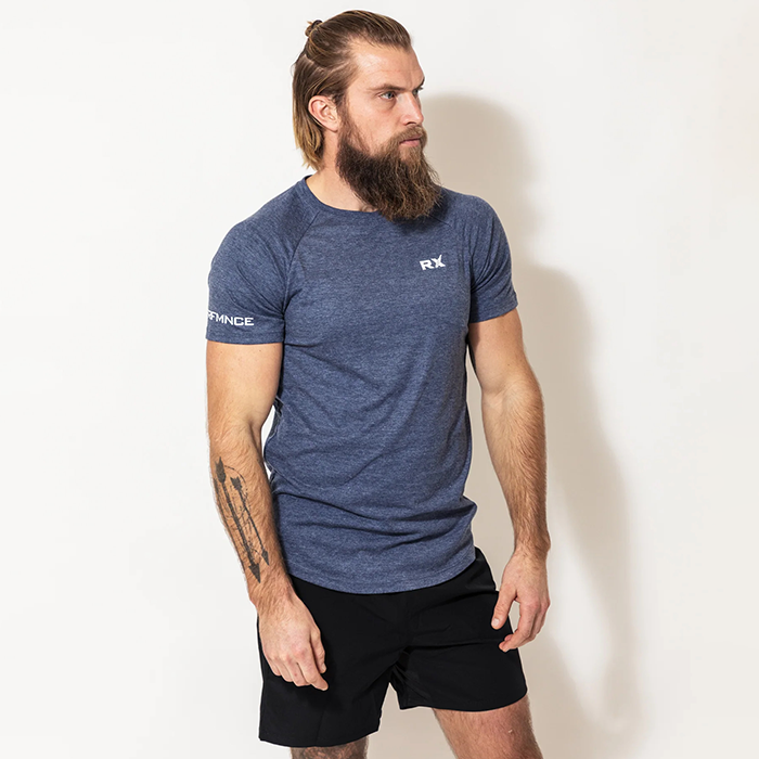 JT T-shirt,Melange Blue