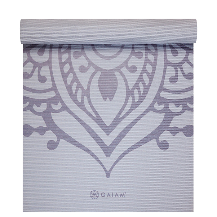 Gaiam Wild Lilac Sundial Yoga Mat 5mm