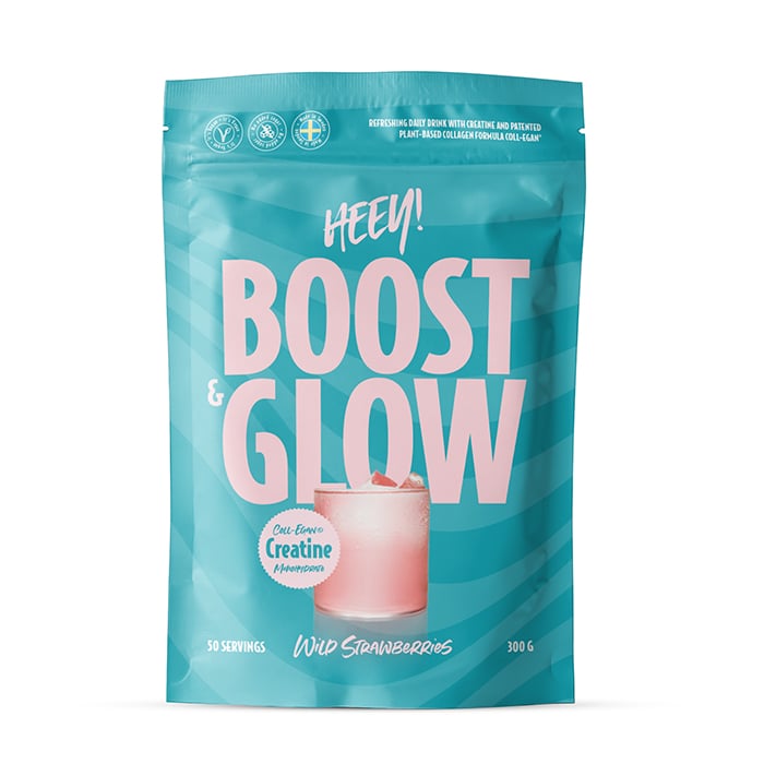 Boost & Glow Creatine + Collagen 300g smultron