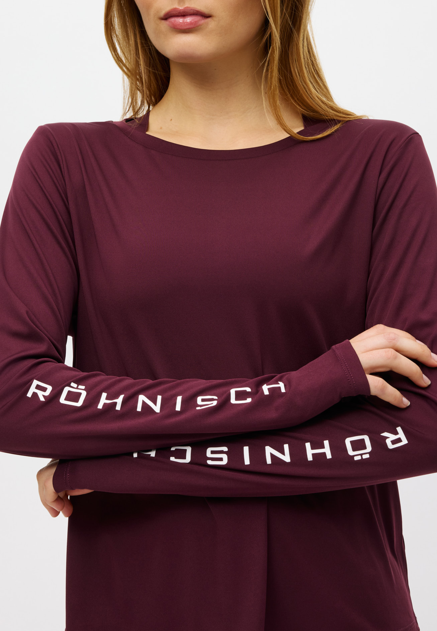 Team Logo Long Sleeve Lila